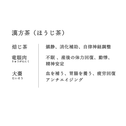 和漢ほうじ茶ティーバッグ 12個入り